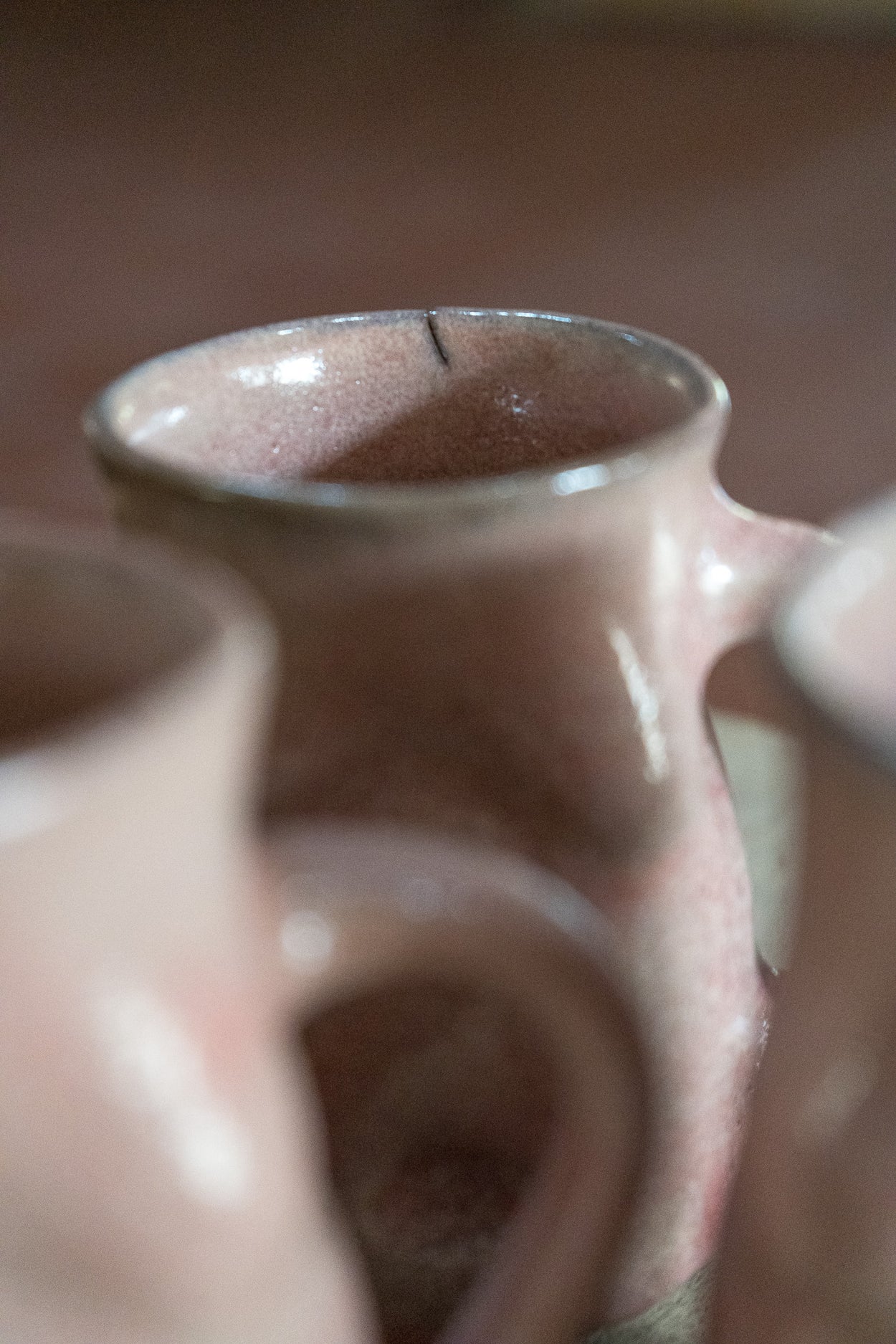 Defective Boob Mug - Earthy Pink