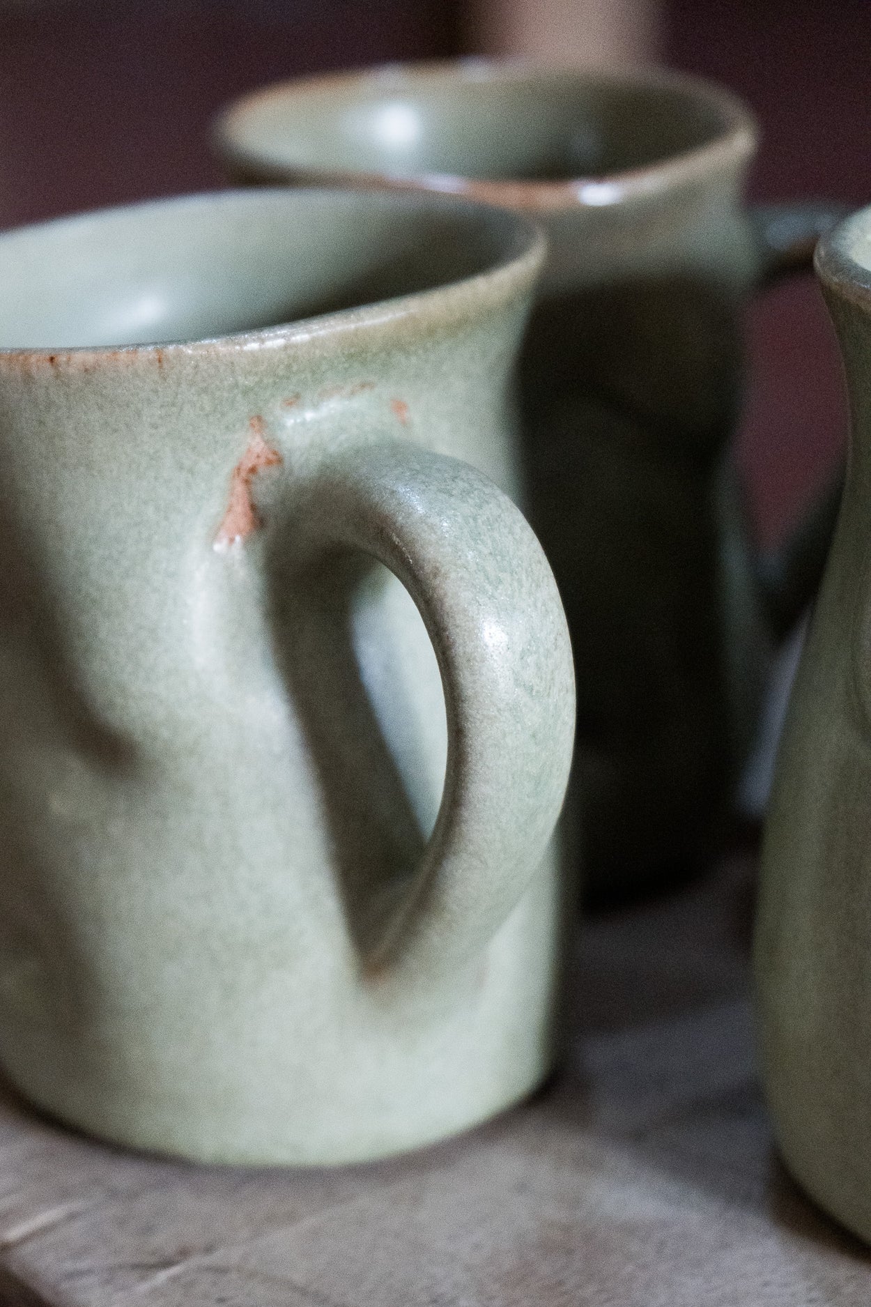 Defective Boob Mug - Olive