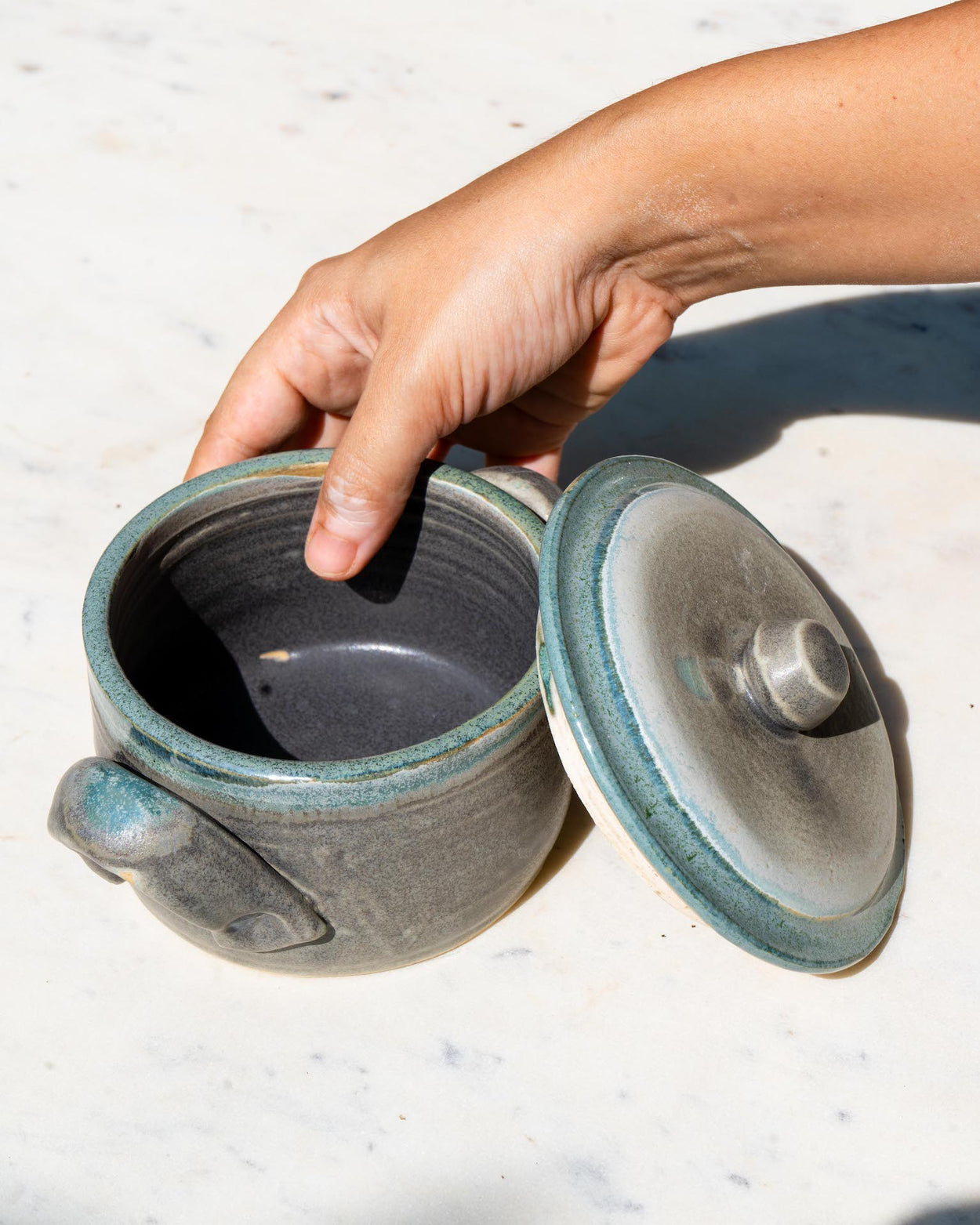 Teal Rock Casserole - Small