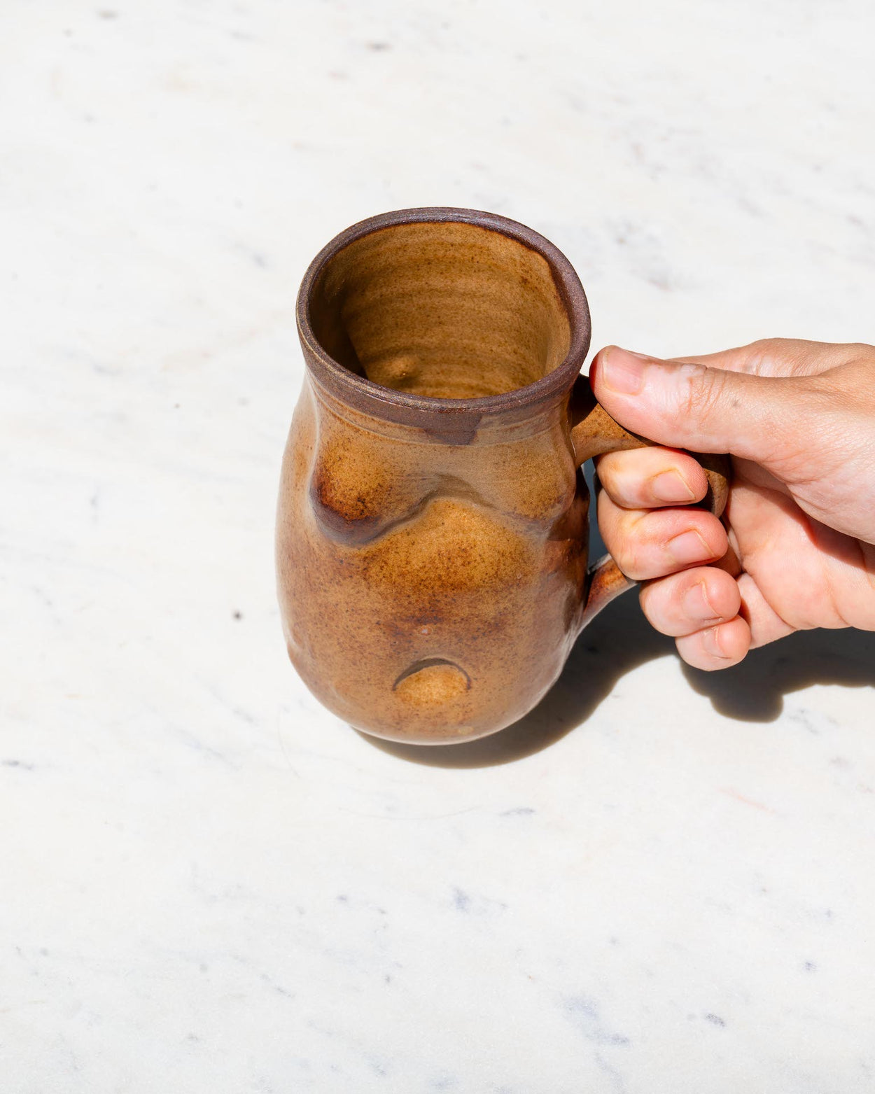 Bhoomi Boob Mug - Ochre Medium