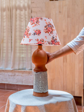 Terraoctta Rose Table Lamp
