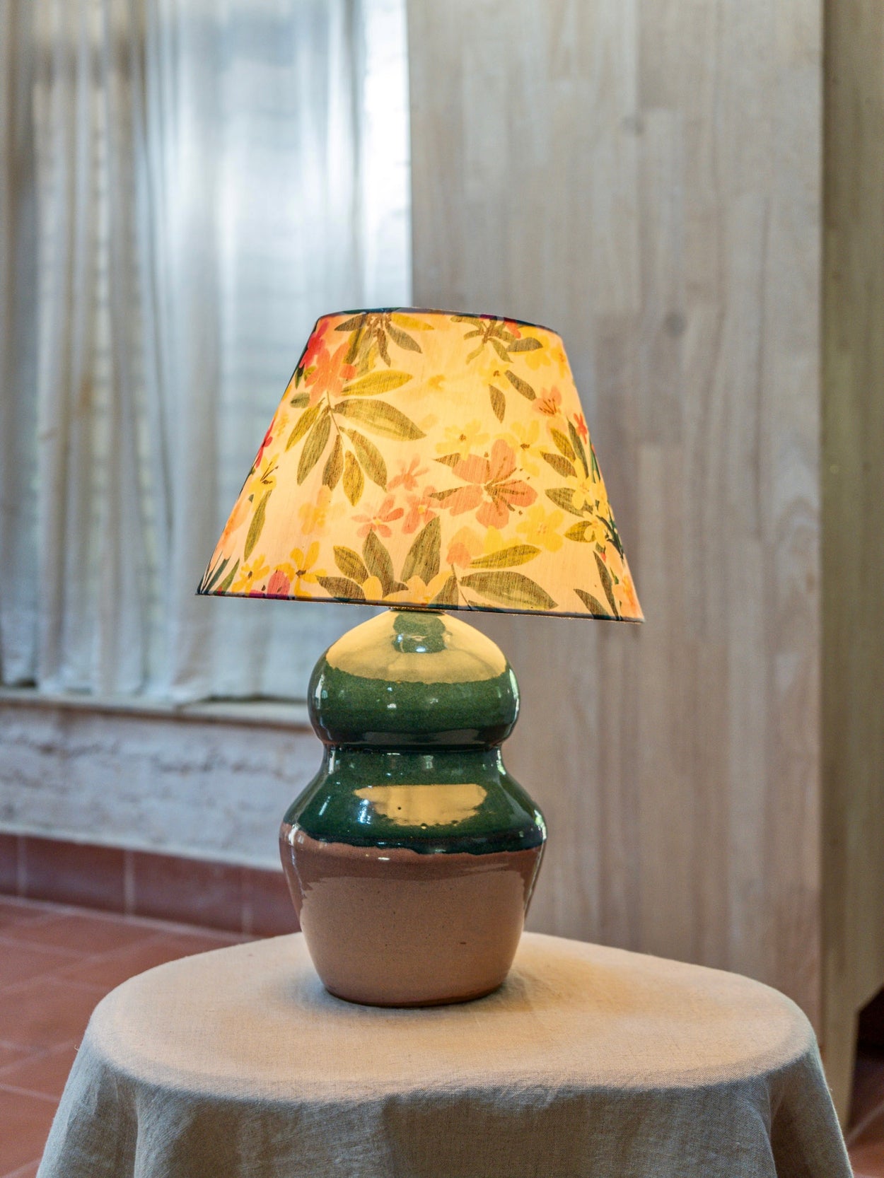 Peacock Bloom Table Lamp