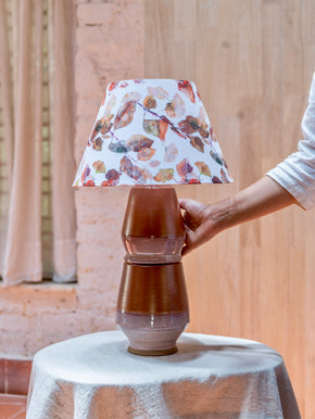 Teak Ember Table Lamp