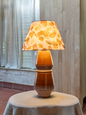 Teak Ember Table Lamp