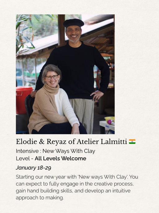 'New Ways with Clay' by Elodie Alexandre & Reyaz Badaruddin
