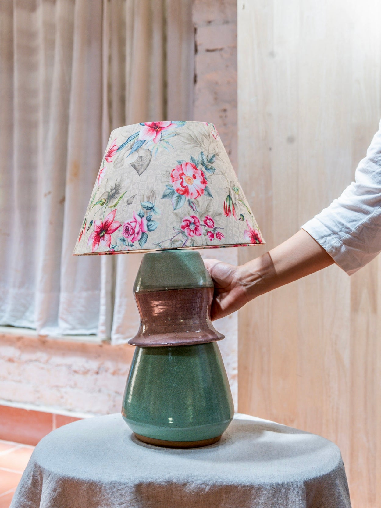 Bougainvillea Mist Table Lamp