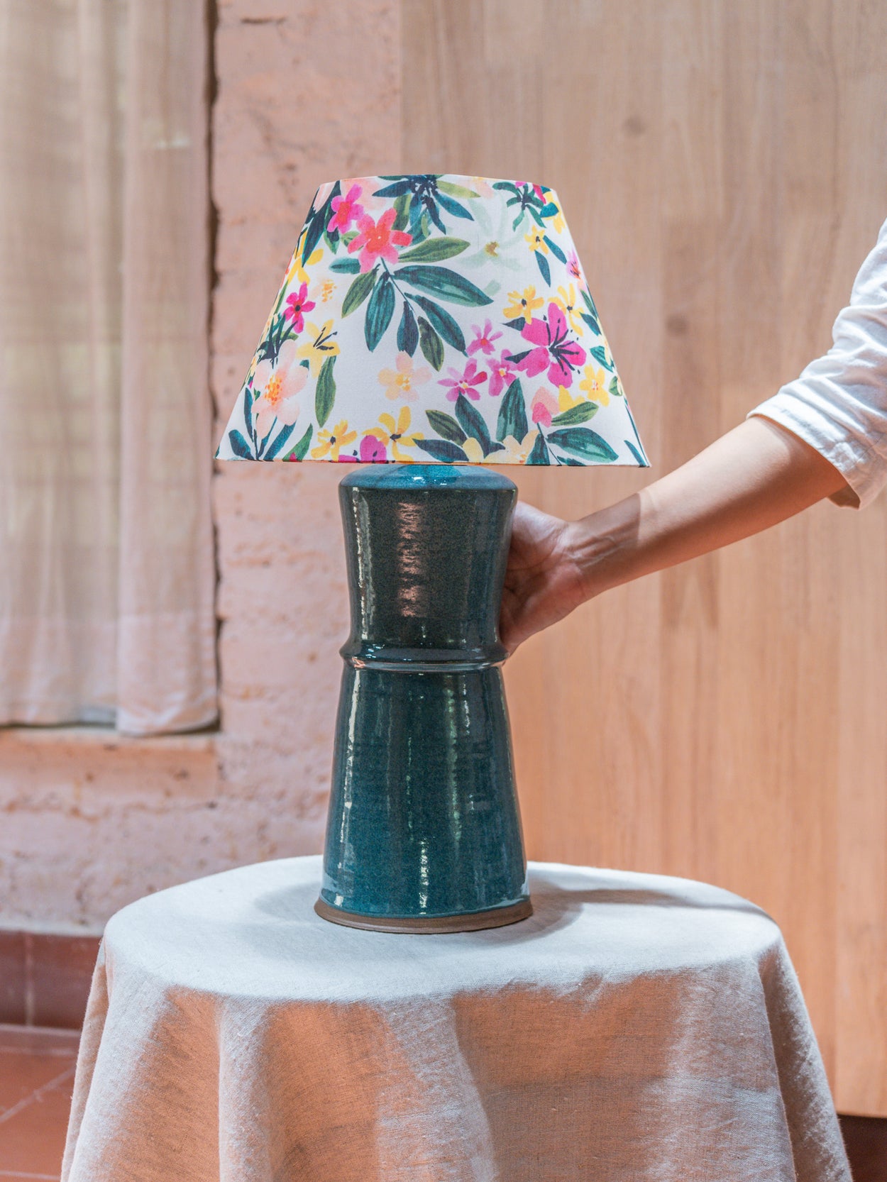 Kingfisher Bloom Table Lamp