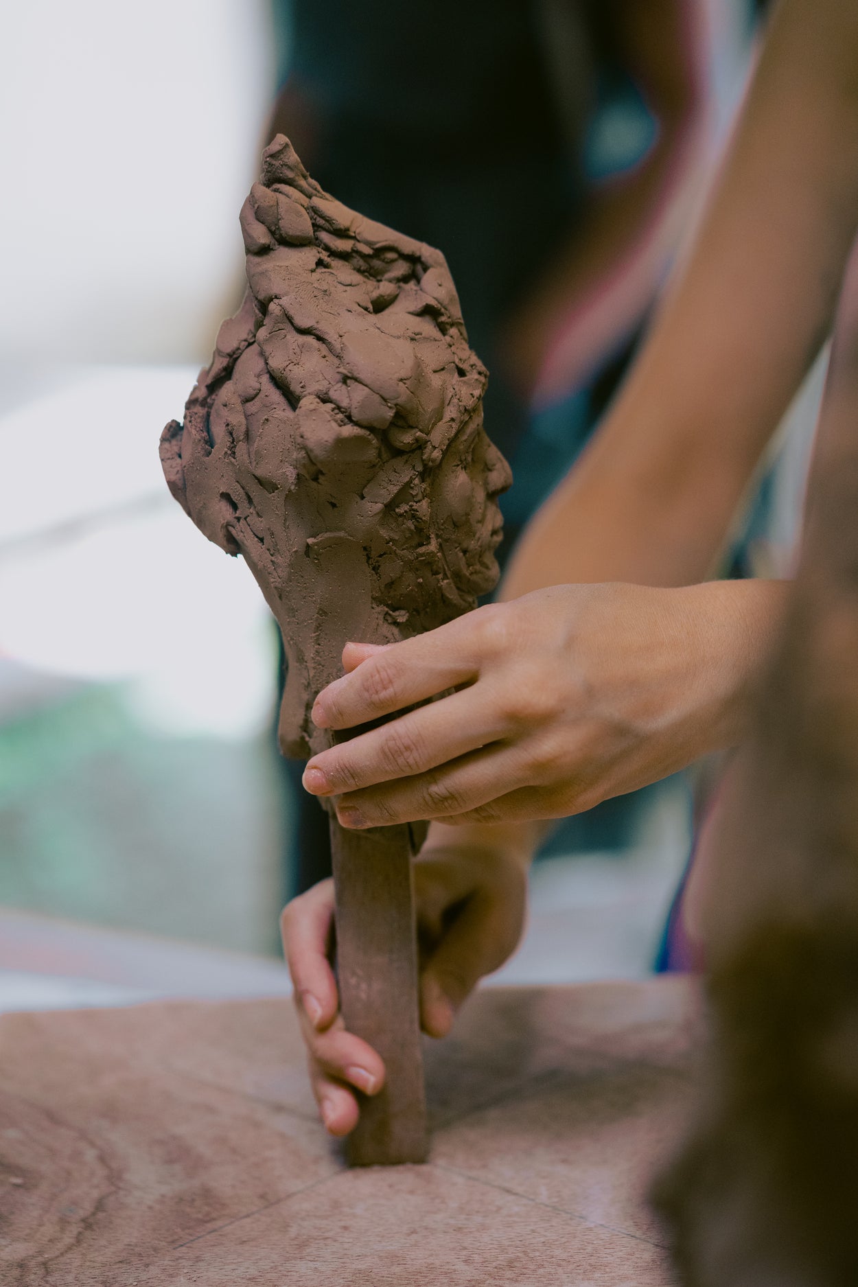 Portrait Sculpture In Clay With Valentina Zlatarova