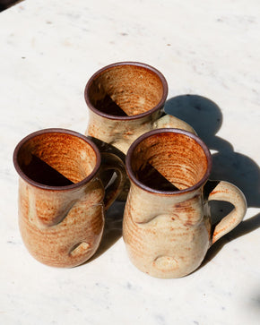 Seconds Sale - Speckled Cream Rust Boob Mug